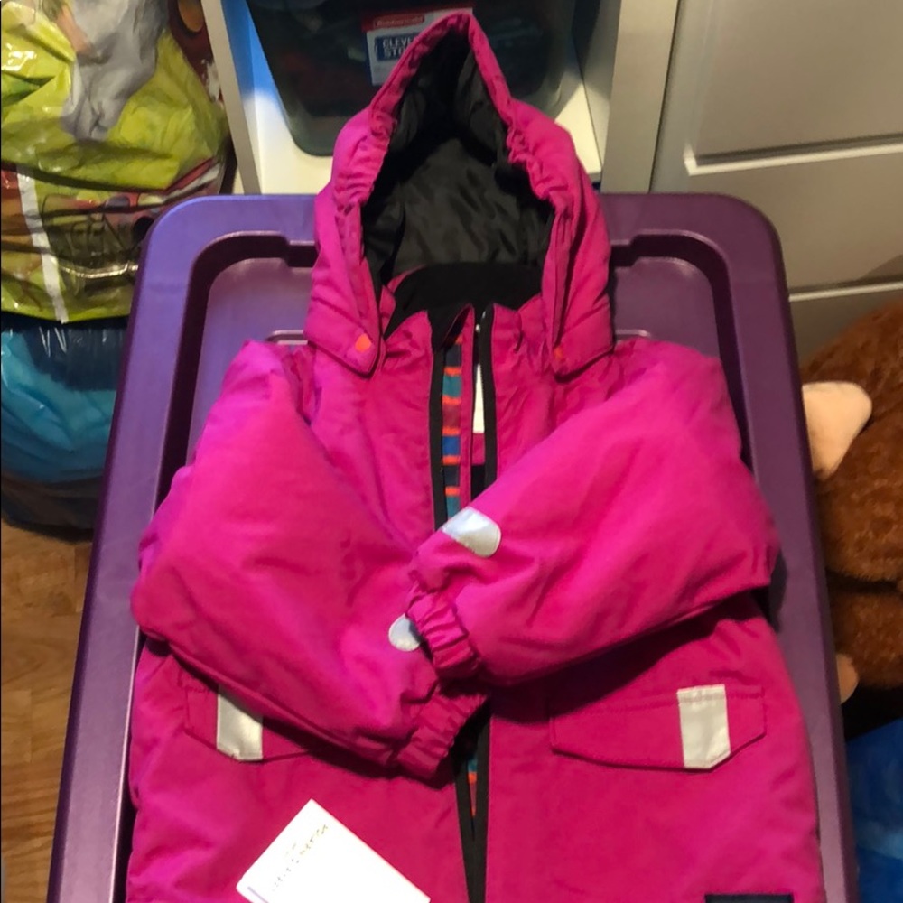 New girl pink polarn o. Pyret size 92 1.5-2 yrs